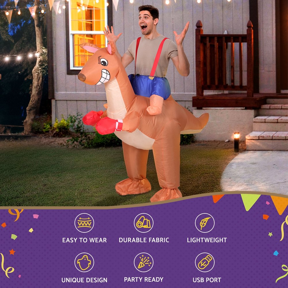 Inflatable Kangaroo Costume — Adult