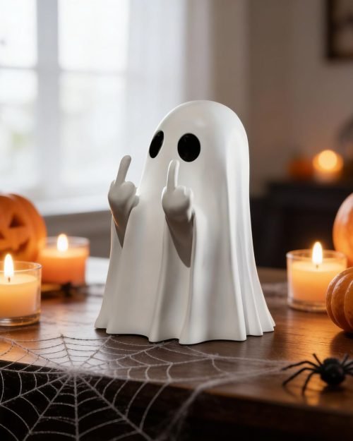 Spooky Ghost Statue