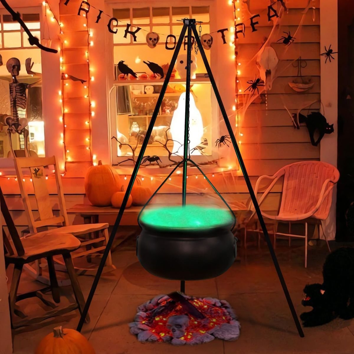 Witches Cauldron on 54 inch Tripod