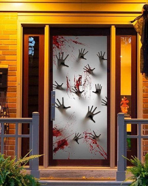 3D Ghost Door Cover — Design E