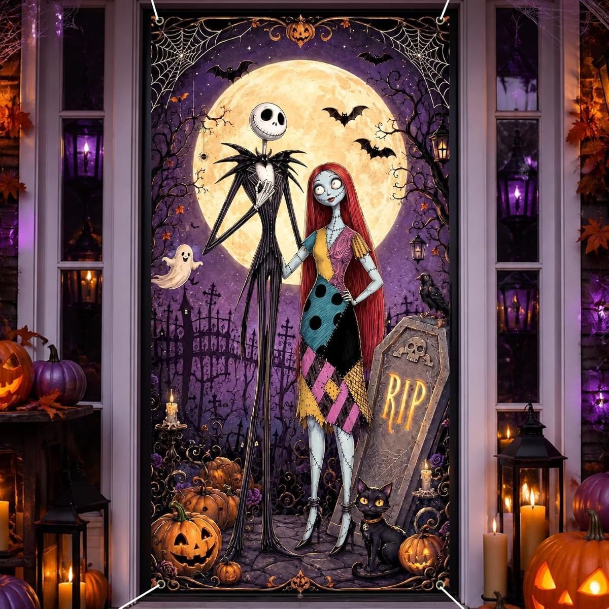 3D Ghost Door Cover — Design G