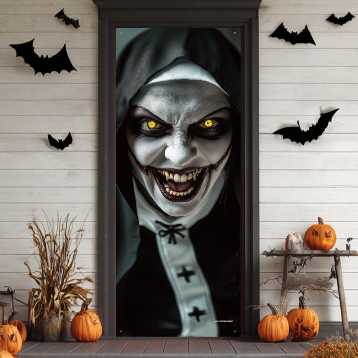 3D Ghost Door Cover — Design G