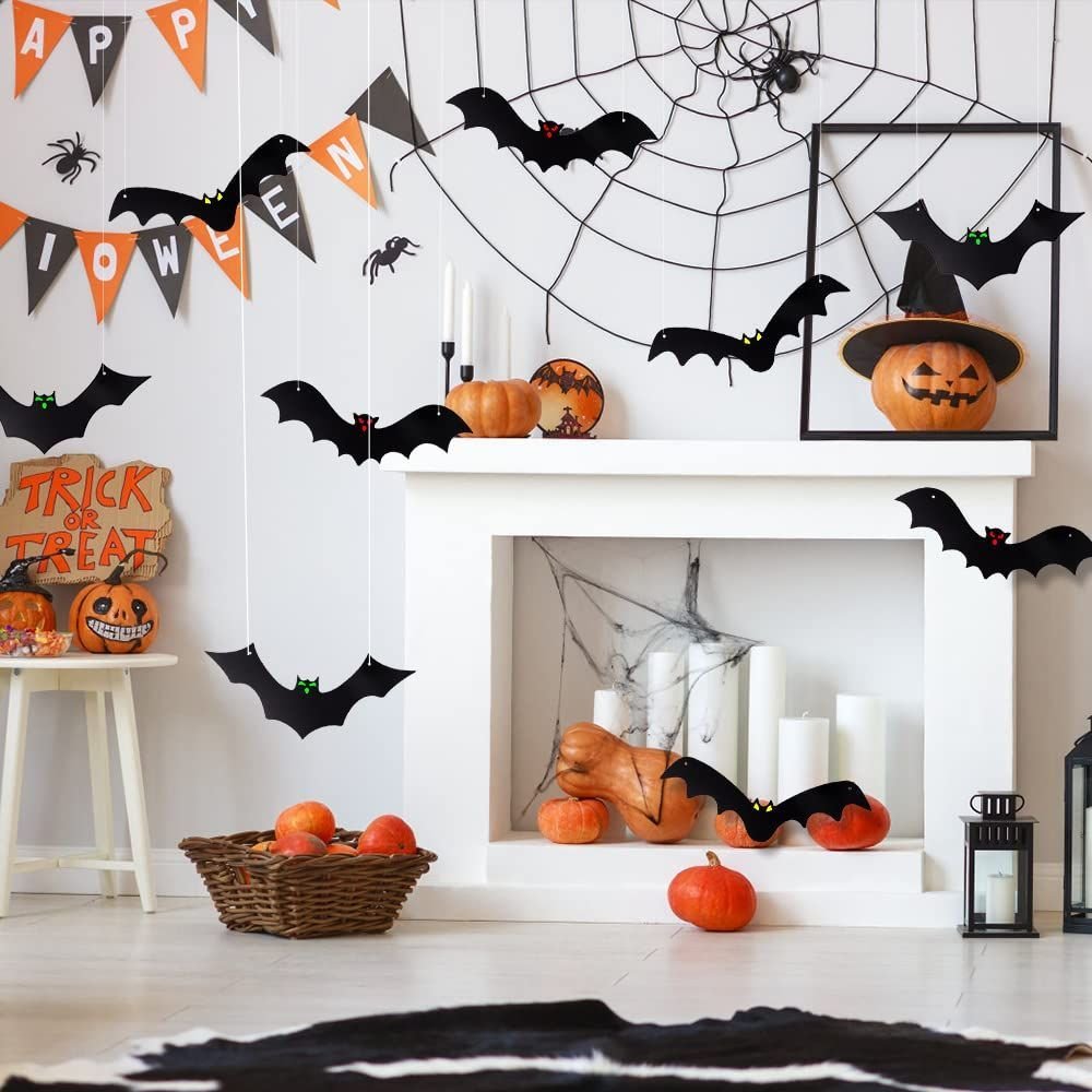 3D Hanging Bats — 18 Piece, 3 Styles
