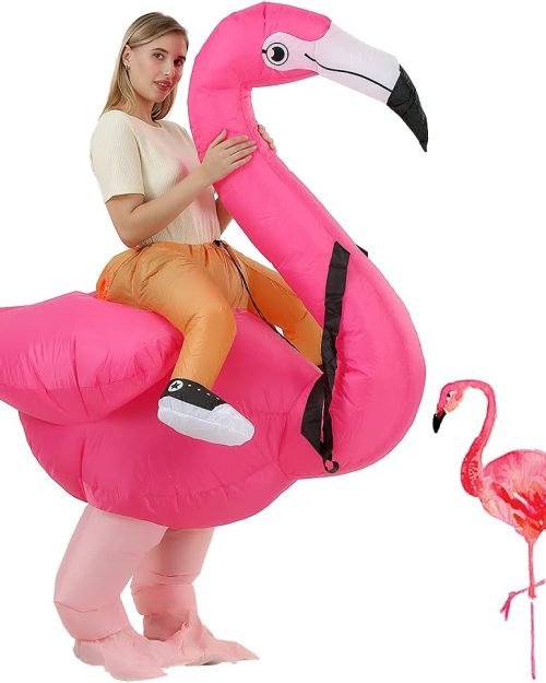 Inflatable Flamingo Costume — Adult