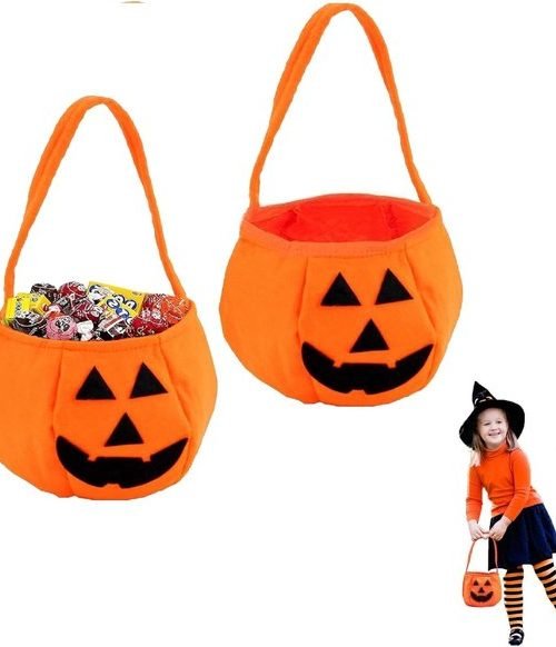 Pumpkin Candy Bags — 2 Pack