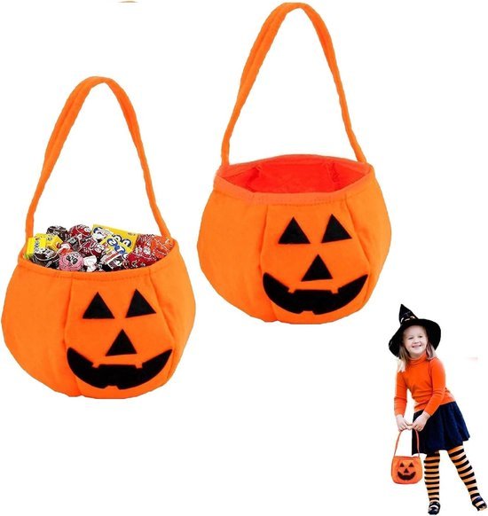 Pumpkin Candy Bags — 2 Pack