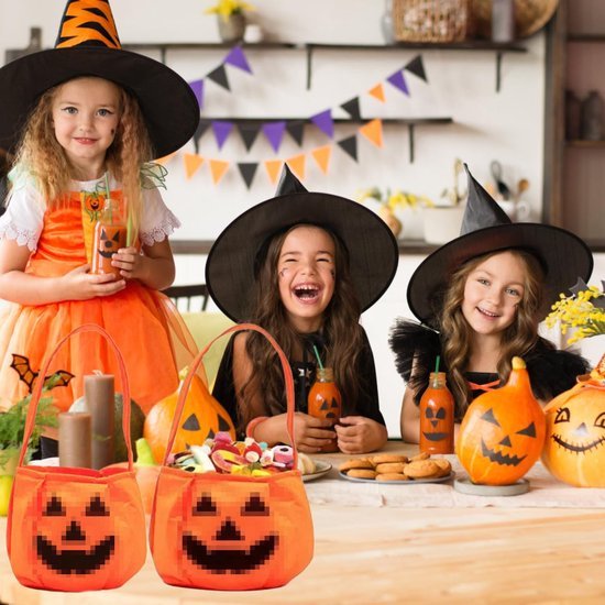 Pumpkin Candy Bags — 2 Pack