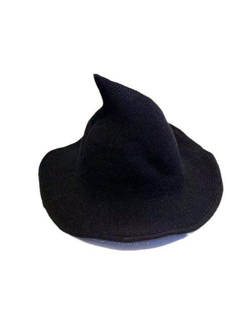 Wide-Brim Foldable Witch Hat