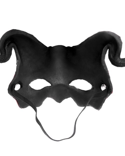 Ram Horn Devil Half Mask