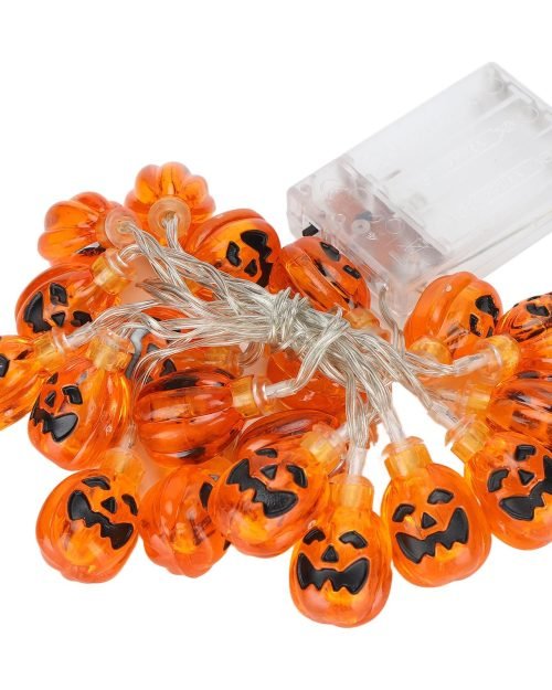 Pumpkin Lantern String Lights — Battery