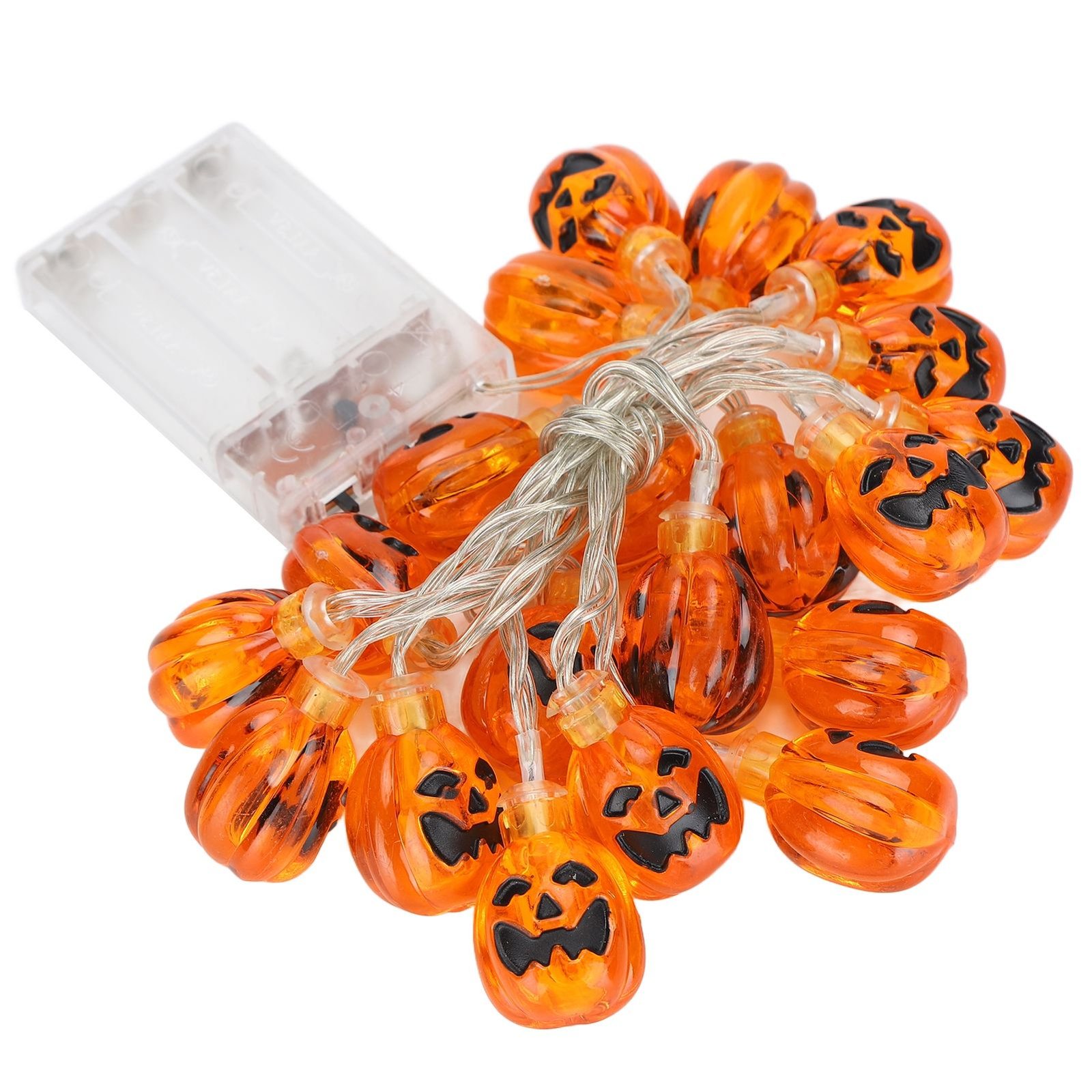 Pumpkin Lantern String Lights — Battery