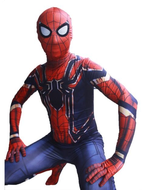 Spider Cosplay Suit — Steel, Adult 180cm