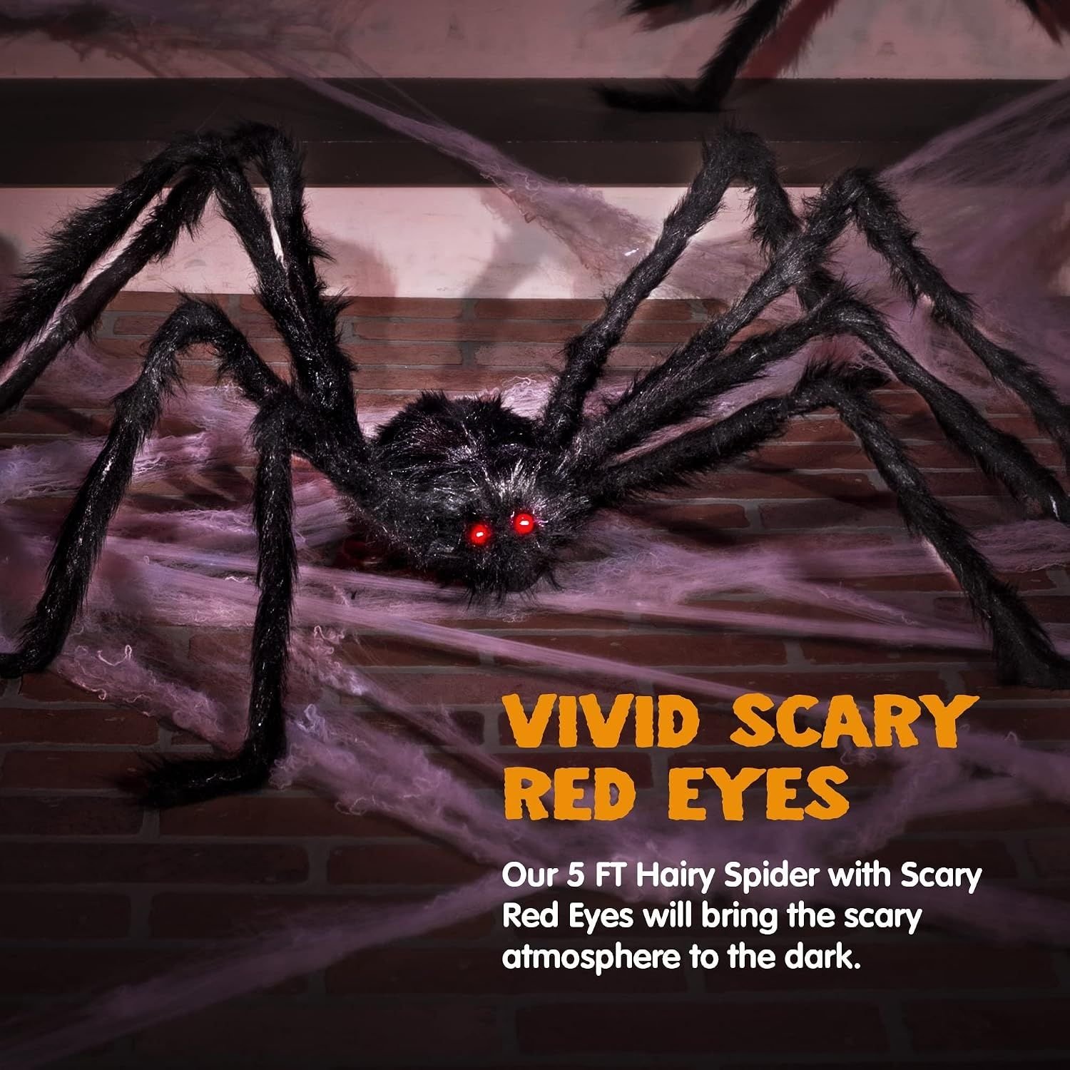 Giant Yard Spider — 150cm