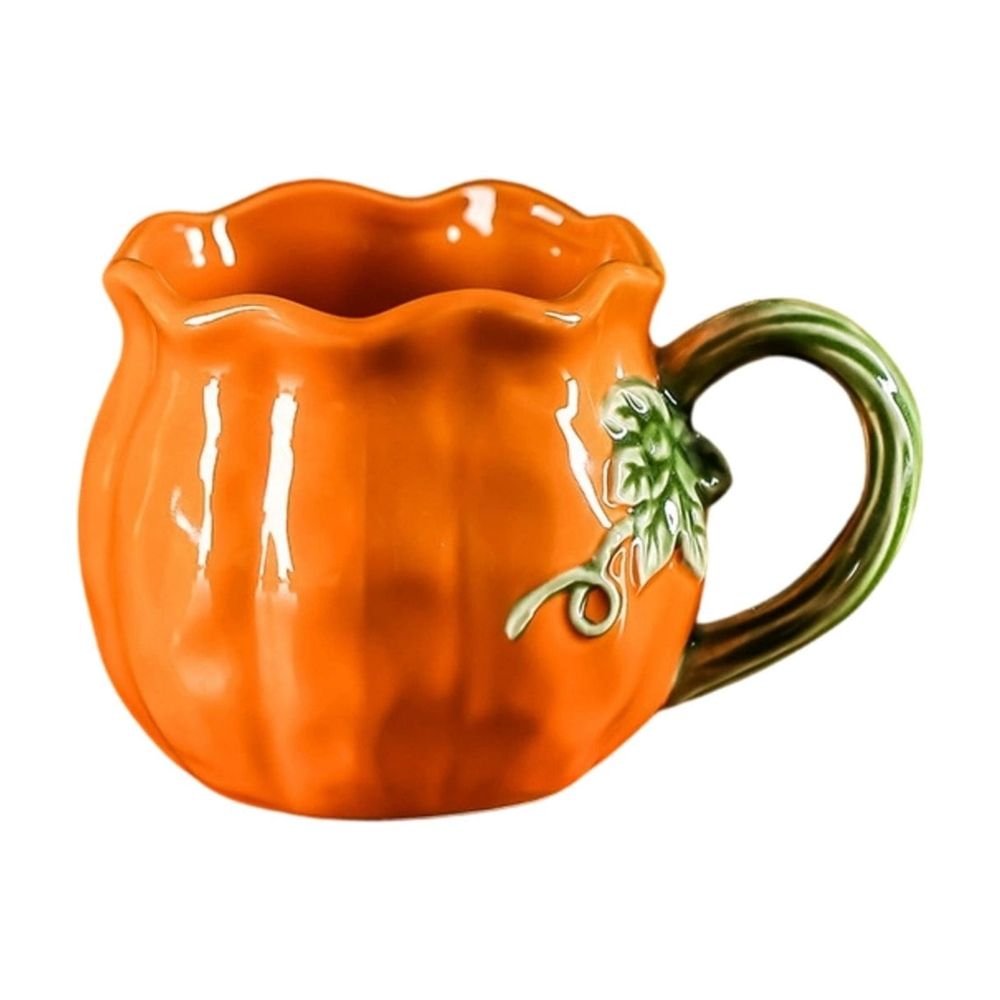 Premium Pumpkin Mug with Lid — 17oz