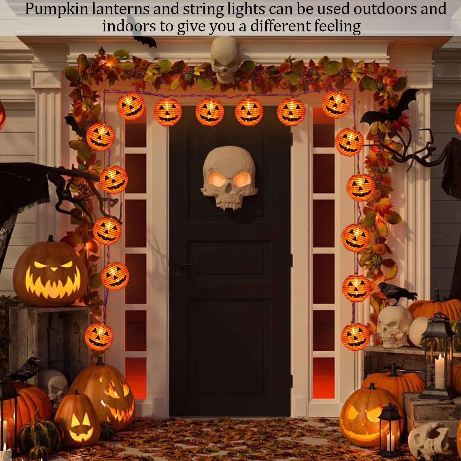 Halloween Lantern String Lights — 1.5m, 10 Lights