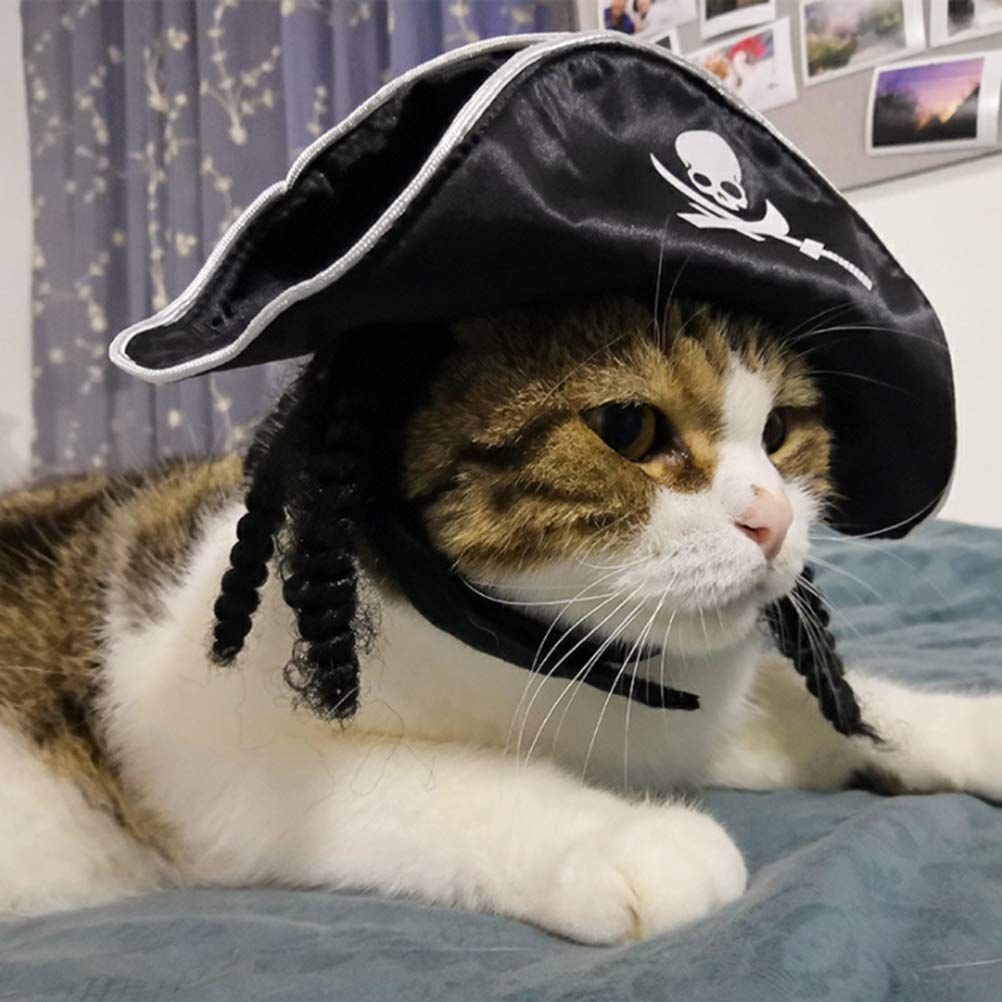 Pet Pirate Skull Hat