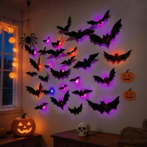 LED Light-Up Bats — 36 Pack